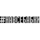 наклейка вырез. "#НАВСЕБАБКИ" (белый)