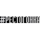 наклейка вырез. "#РЕСТОГОНКА" (белый)