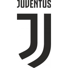 наклейка вырез. "Juventus" (черный), упаковка - 3 шт.
