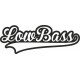 наклейка вырез. "Low Bass" (черный)