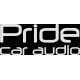 наклейка вырез. "Pride car audio" (белый), упаковка - 3 шт.