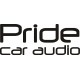 наклейка вырез. "Pride car audio" (черный), упаковка - 2 шт.