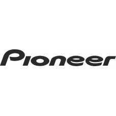 наклейка вырез "PIONEER №1" (черный)