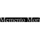 наклейка вырез. "Memento Mori" (белый)