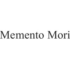 наклейка вырез. "Memento Mori" (черный), упаковка - 2 шт.