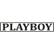 наклейка вырез. "playboy" (черный)