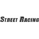 наклейка вырез "Street Racing" (черный), упаковка - 3 шт.