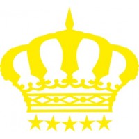 наклейка вырез "Корона" (золото)