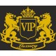 наклейка вырез. "VIP (luxury)" (золото)