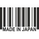наклейка вырез. "штрих-код (Made in JAPAN)" (черный)