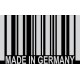 наклейка вырез. "штрих-код (Made in GERMANY)" (белый)