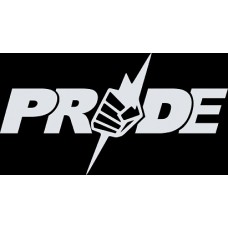 наклейка вырез "Pride" (белый)