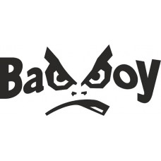 наклейка вырез. "Bad Boy" (черный)
