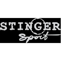 наклейка вырез "Stinger Sport" (белый)