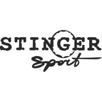 наклейка вырез "Stinger Sport" (черный)