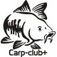 наклейка вырез. "Carp-club" (черный), упаковка - 2 шт.