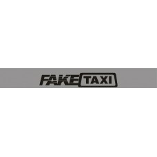 наклейка светофильтр "Fake Taxi" (серебряный фон)