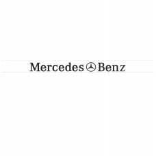 наклейка светофильтр "Mercedes-benz" (белый фон)