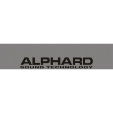 наклейка светофильтр "Alphard" (серебряный фон)