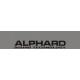 наклейка светофильтр "Alphard" (серебряный фон)