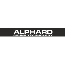 наклейка светофильтр "Alphard" (черный фон)