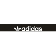 наклейка светофильтр "adidas" (черный фон)