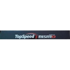 наклейка светофильтр "top speed nismo" (черный фон)