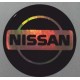 наклейка объем. "Nissan", голографическая, комплект - 4 шт.