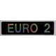 наклейка объем. "EURO 2" металлизированная