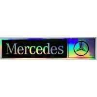 наклейка "Mercedes (гол.)", комплект - 2 шт.