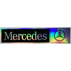 наклейка "Mercedes (гол.)", комплект - 2 шт.