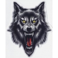 наклейка волк №2