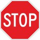 наклейка "STOP"