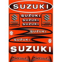 наклейка suzuki (красный)