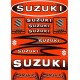 наклейка suzuki (красный)
