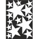 наклейка звезды (белый) от 18 до 5,5