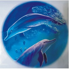 наклейка Дельфины