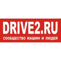 наклейка drive2.ru (красный) упаковка - 5 шт.